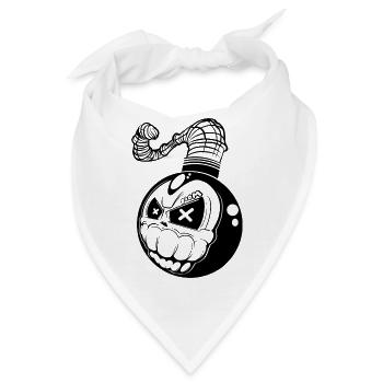 Bombe - Bandana - Weiß - Vorne