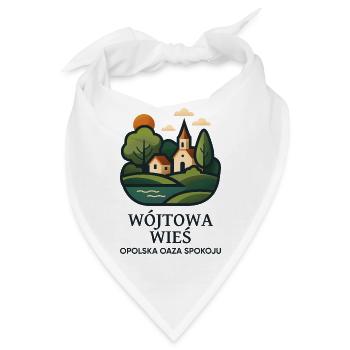 Wójtowa Wieś – Opole Oase der Ruhe - Bandana - Weiß - Vorne