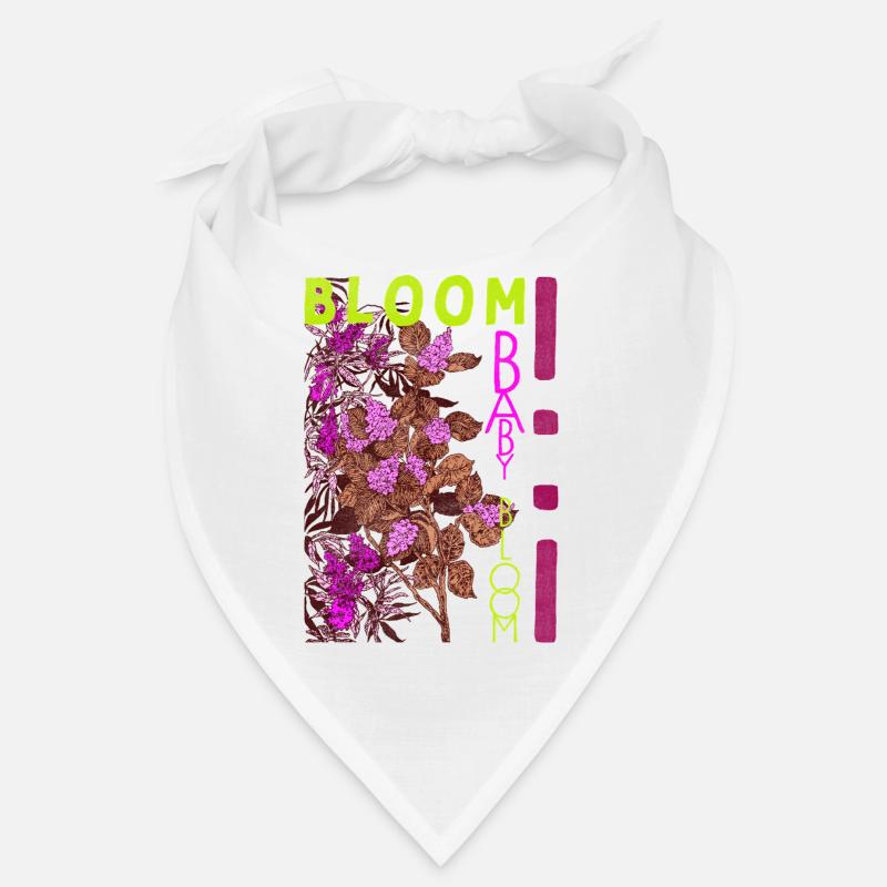 BLOOM BABY BLOOM - Bandana - white