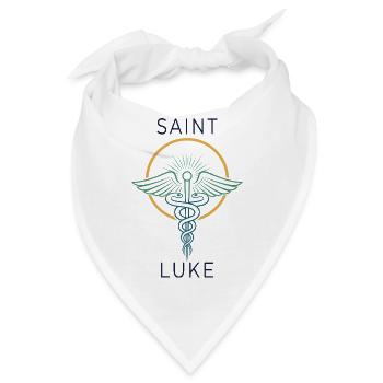 Saint Luke: Medizinische Hilfe - Bandana - Weiß - Vorne