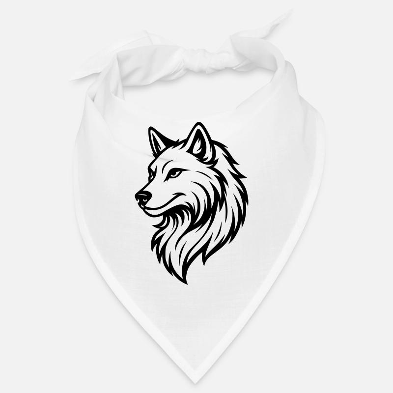 Wolf Silhouette Bandana