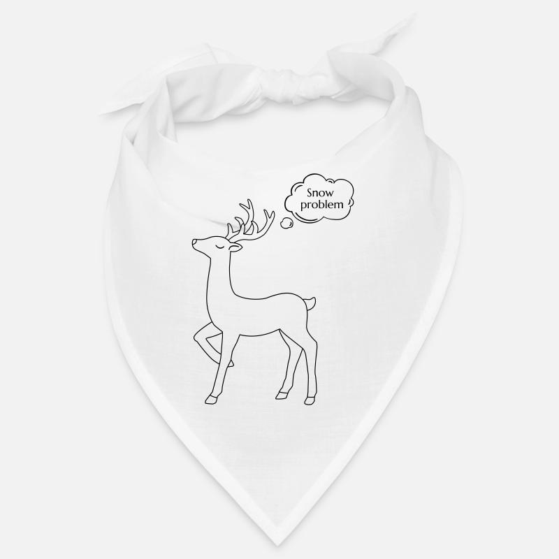 Snapped Christmas deer Bandana