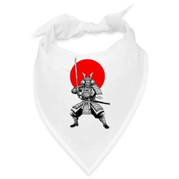 Traditioneller Samurai Krieger - Bandana - Weiß - Vorne