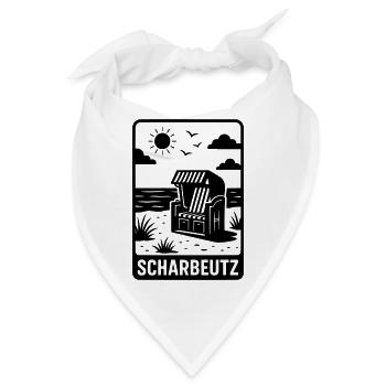 Scharbeutz Meer Ostsee - Bandana - Weiß - Vorne