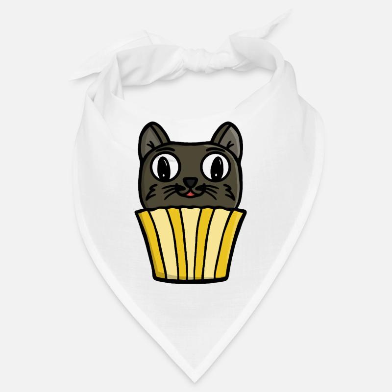 Cupcake Cat Peekaboo Bandana