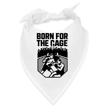 MMA Born For The Cage - Bandana - Weiß - Vorne