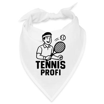 tennis profi - Bandana - Weiß - Vorne