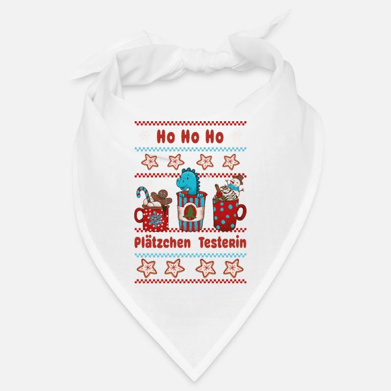 Hohoho cookie tester with funny dinosaur Bandana