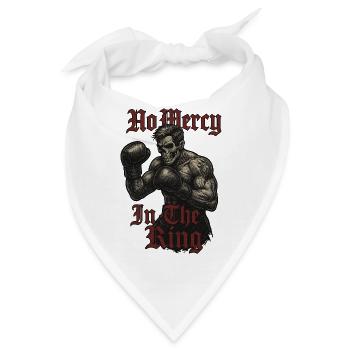 Keine Gnade im Ring Totenkopf Boxer - Bandana - Weiß - Vorne