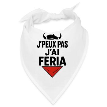 Ich kann nicht, Feria - Bandana - Weiß - Vorne