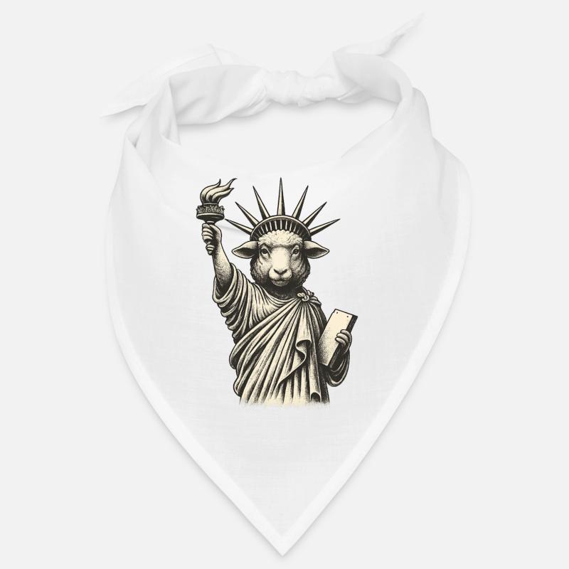 Statue du mouton de la Liberté Bandana