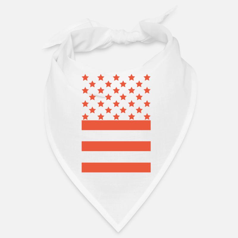 Star Stripe Graphic Pattern Bandana