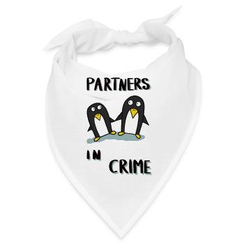 partners in crime - Bandana - Weiß - Vorne