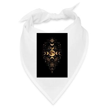Full Moon Portal - Cosmic Alignment - Bandana - Weiß - Vorne