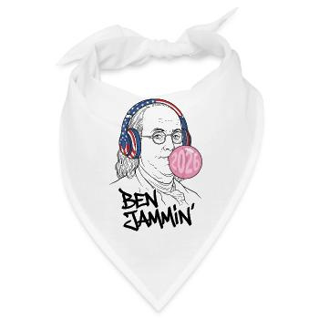 Ben Jammin 2026 - Bandana - Weiß - Vorne