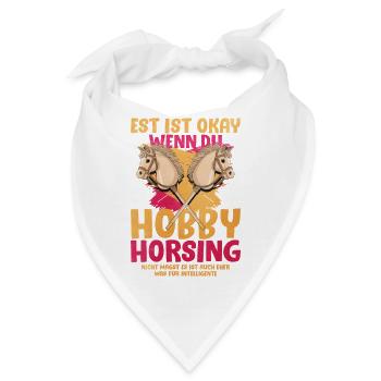 Hobby Horsing Duo Pop Art - Bandana - Weiß - Vorne