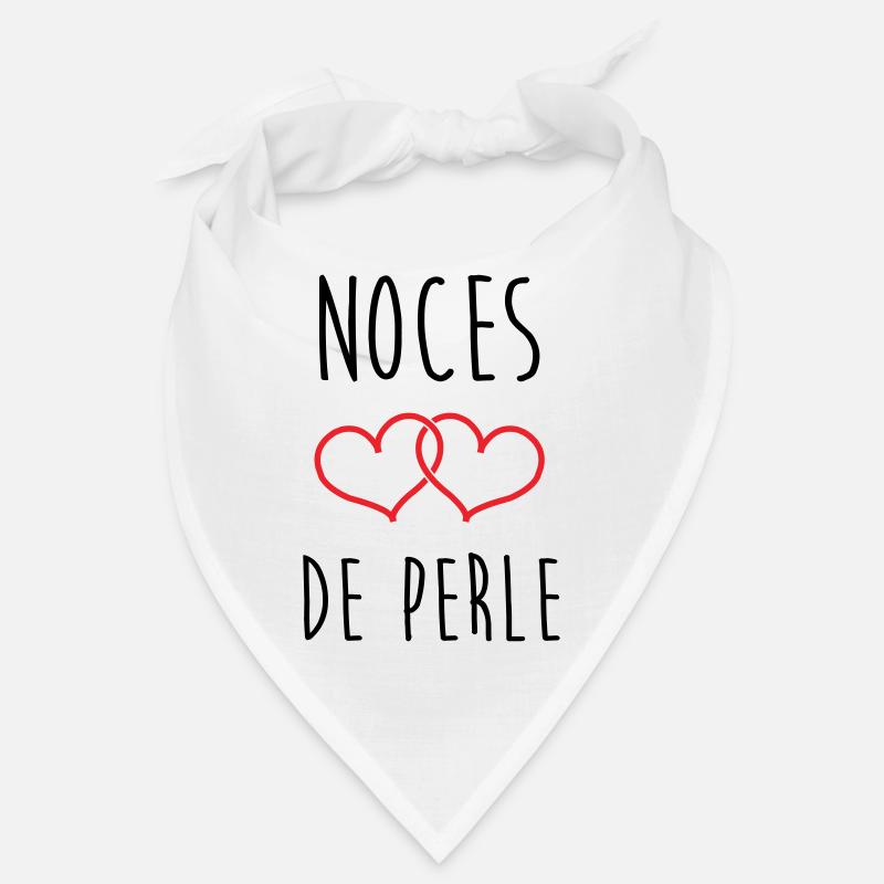 noces de perle 30 ans de mariage Bandana