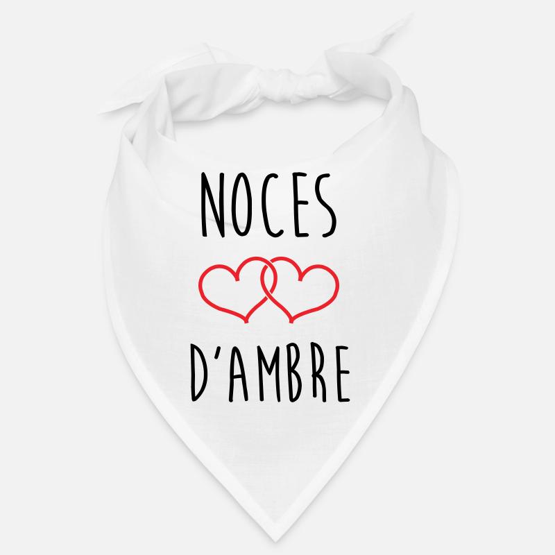 noces d'ambre 34 ans de mariage Bandana