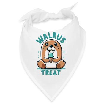 Walrus Treat Eiscreme - Bandana - Weiß - Vorne