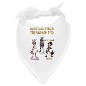 Mortimer Stride - The Undead Trio Animation Series - Bandana - Weiß - Vorne