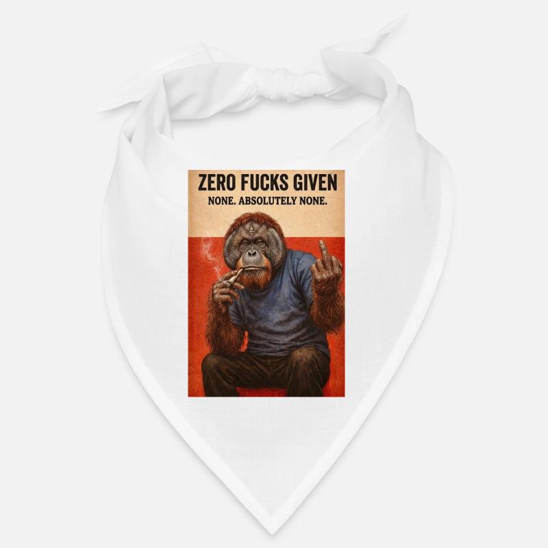 Zéro Fuck Given Ape Bandana