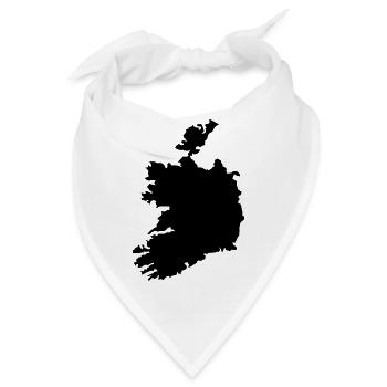 Irland - Bandana - Weiß - Vorne