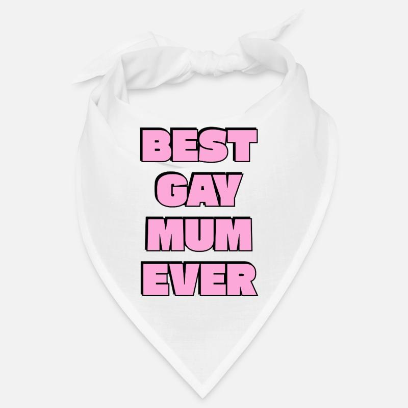 Beste schwule Mutter aller Zeiten fett rosa Text Bandana