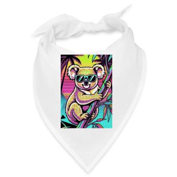 Koala - Bandana - Weiß - Vorne