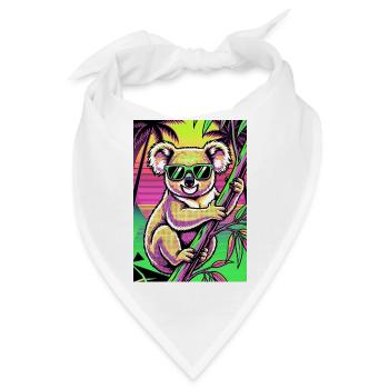 Koala - Bandana - Weiß - Vorne