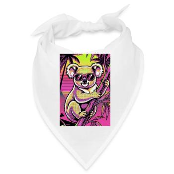 Koala - Bandana - Weiß - Vorne