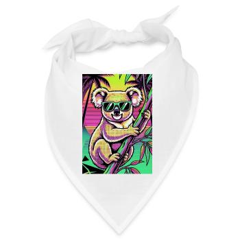 Koala - Bandana - Weiß - Vorne