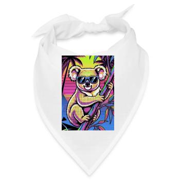 Koala - Bandana - Weiß - Vorne