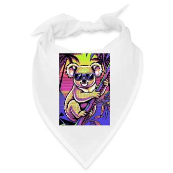 Koala - Bandana - Weiß - Vorne