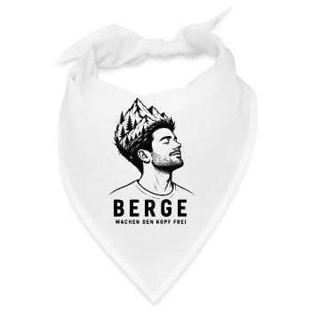 Berge im Kopf - Bandana - Weiß - Vorne