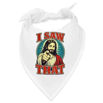 JESUS SAW THAT - Bandana - Weiß - Vorne