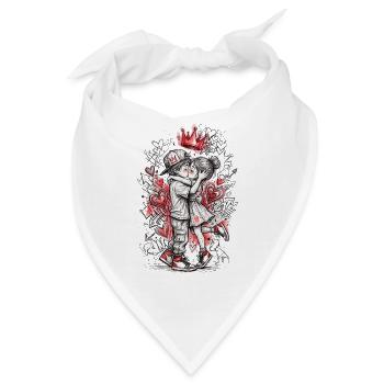 Die große leidenschaftliche Liebe - Bandana - Weiß - Vorne