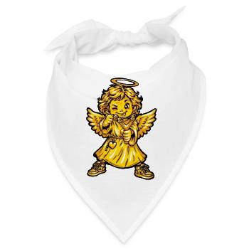 Engel Humor Love - Bandana - Weiß - Vorne