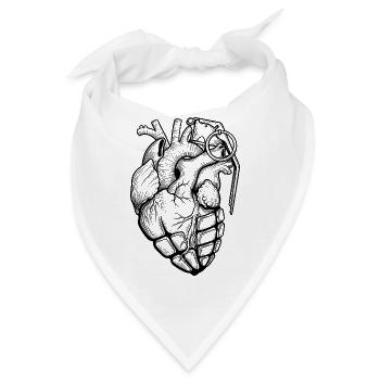 Anatomische grenade_coeur_ - Bandana - Weiß - Vorne