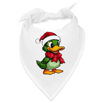Weihnachten Entchen - Bandana - Weiß - Vorne