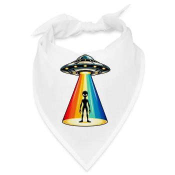Rainbow Beam UFO-Entführung - Bandana - Weiß - Vorne