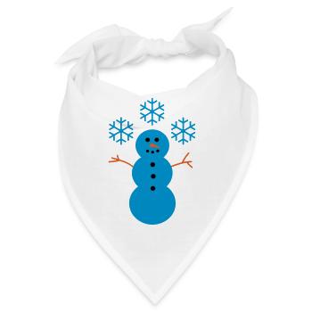 Schneemann - Bandana - Weiß - Vorne