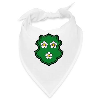 Wappen Au Hallertau - Bandana - Weiß - Vorne