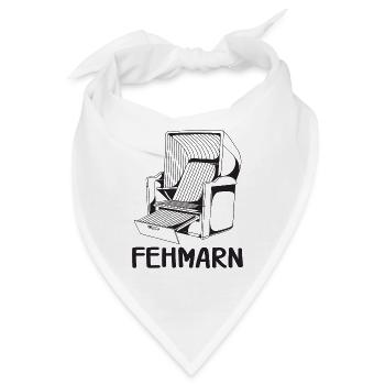 FEHMARN STRANDKORB - Bandana - Weiß - Vorne