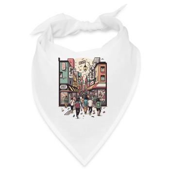 Der urbane Naturliebhaber - Bandana - Weiß - Vorne