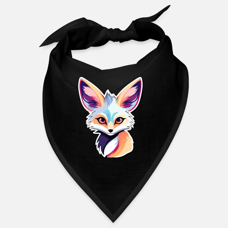 Dessin de Fennec renard du désert Bandana
