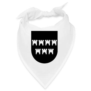Die Heimat Hermannstadt - Bandana - Weiß - Vorne