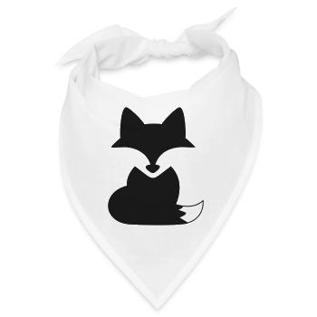 Schwarzfuchs - Bandana - Weiß - Vorne