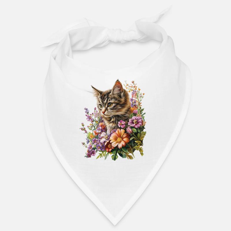 Fleurs de chat Bandana