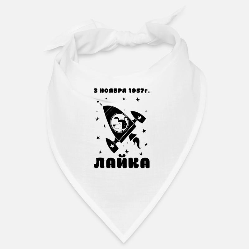 Laika URSS cadeau chien de l’espace Russie Bandana