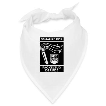 Fackelzug der FDJ Pioner UdSSR Lenin - Bandana - Weiß - Vorne